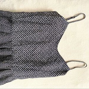 SEA New York, black and white print dress, size 2